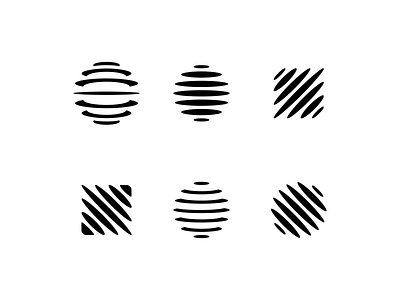 shiftshape variations brand branding circle concepts design graphic design line logo logomarks modern shapes simple square vector