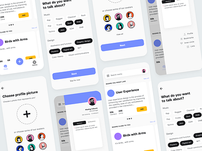 Let's talk - chat mobile app - part 2 branding chat chat app mobile app ui user interface ux