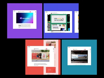 Case Studies— animated social promotions for Dribbble ad ad design animated ad bright case study colorful colorful ads dribbble instagram instagram ads marketing motion graphics primary scroll animation social graphics social media ads social video website scroll