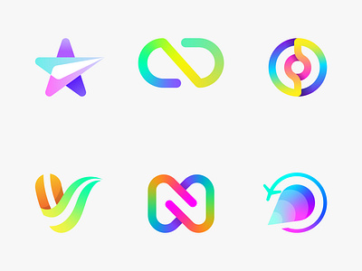 Modern logo marks air app arrow branding crypto earth icons logo logo design marks minimal modern logos monogran star symbol travel vector vr wordmark