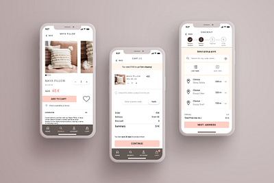 E-commerce mobile app app application design e commerce ecommerce mobile ui ux