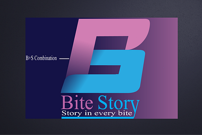 Bite Story graphic design logo