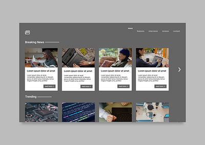 DailyUI :: 094 - News design ui ux
