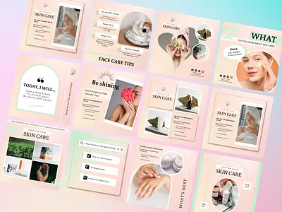 Instagram Post Design branding canva canva designer content creator graphic design heath care ig post instagram skin care social media post template design
