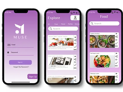 Muse app design attractive attractive design design figma illustration logo logo design ui uiux