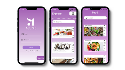 Muse app design attractive attractive design design figma illustration logo logo design ui uiux