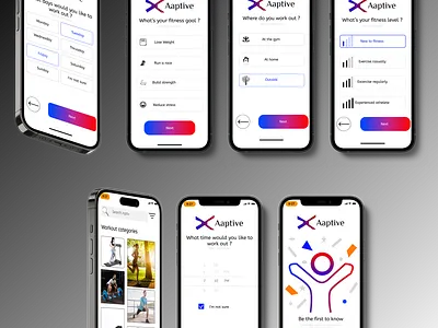 Aaptive app design attractive attractive design design figma illustration logo logo design ui uiux