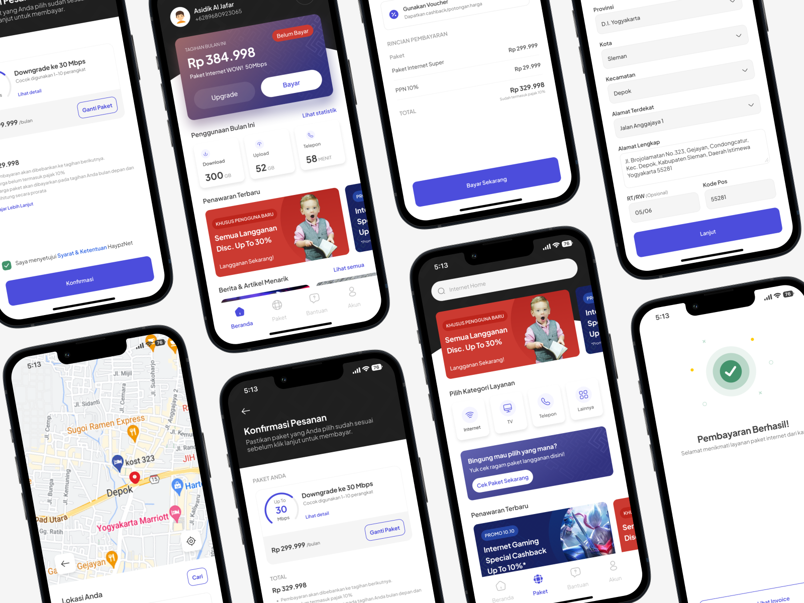 Example of Mobile And Web Design