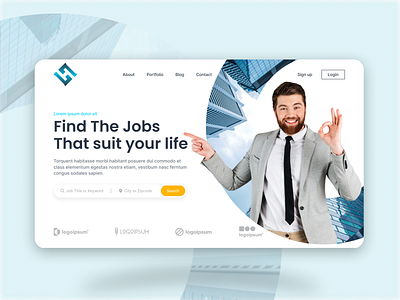 Job Portal website design employment hiring platfrom job job board job finder job listing job portal job search job seeker product design recruitment