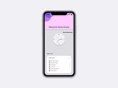 Day 90 - Create New add app design branding check off checklist clock create daily dailyui dailyuichallenge design figma graphic design new product design time ui ui design user interface welcome