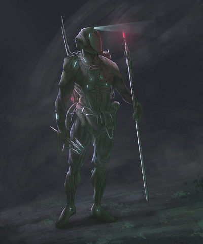 Abyss Discoverer art character design digitalart digitalpainting fantasy illustration scifi