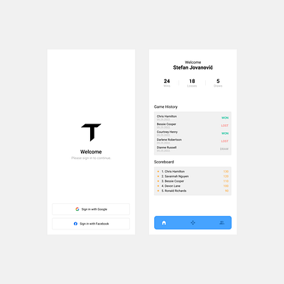 Tic Tac Toe - Mobile App android design ios mobile mobile app ui design