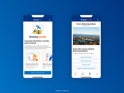 Individual Thesis Project // Booking.com app booking.com components design figma gamification graphic design italy product design tourism travel ui ux villages