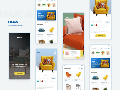 Furniture App Design design flat flat design furniture app furniture mobile app mobile app mobile graphics ui ui kit ux