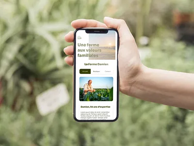 UI CHALLENGE : Day 5 (FARMER) branding design graphic design illustration logo portfolio ui ux vector website