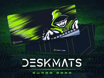 Deskmats | HTB | 2020 branding cyber cybersecurity daily ui design desk mat deskmat graphic design hacker hacking security