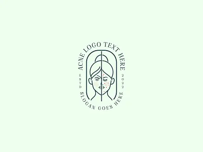 Beauty Acne Logo acne beauty logo brand design branding female graphic design logo logodesign logotype minimalist natural beauty skin skincare spa vector woman
