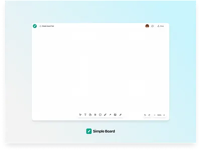 Simple Board adobe xd adobexd figma figmadesigns product design whiteboard whiteboarding