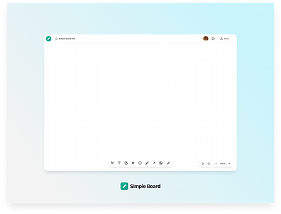 Simple Board adobe xd adobexd figma figmadesigns product design whiteboard whiteboarding