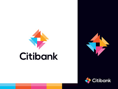 citibank logo design arrow bank brand identity city creative logo design ecommerce figma illustration letter logo logo logo design logo mark symbol icon mark minimal modern rebrand redesign simple ui vector