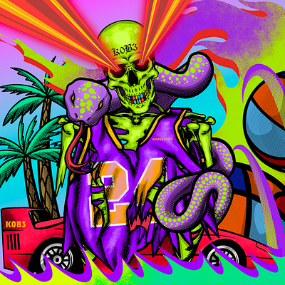 K0B3 #1 illustration merch nft