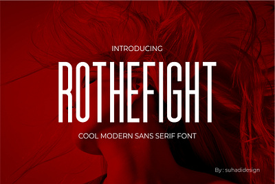 Rothefight branding sans serif font cinema cream foreign headline font magazine modern newsletter newspaper sans serif tall fonts