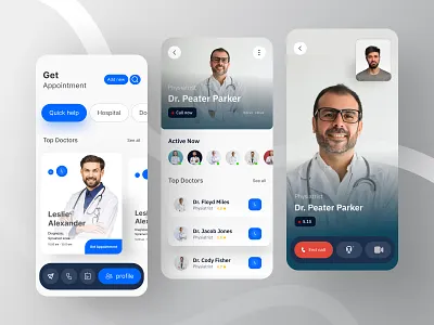 Online Medical Dr. Consultation App appointment booking cardiologist clinic consultant health health app health care md sajib mdsajib medicine mobile design neurologist online online doctor overlap schedule seminar startup telemedicine uiux