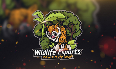 logo esport, mascot tiger, wildlife esports, gaming avatargaming desain desainlogo esports gaming gaminglogo ilustratiiion logo logodesain mascotlogo streameer twitch twitchlogo ui youtubelogo