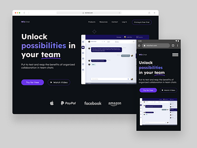 Landing page design product design saas ui website