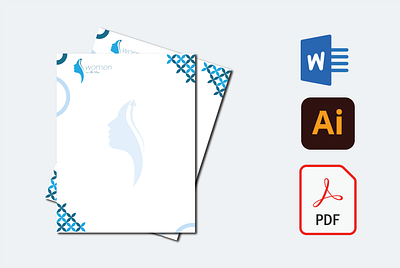 Letterhead Design in MS Word File