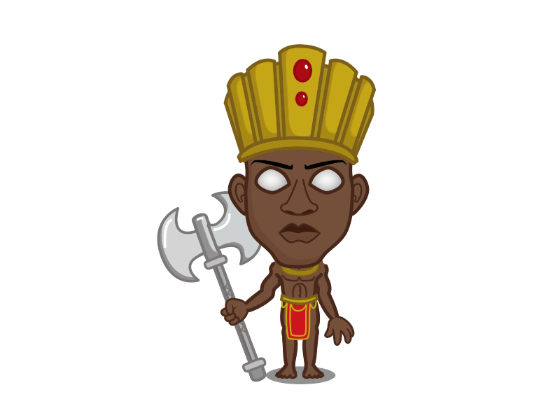 GIF STICKER "SHANGO" animation cartoon character design gif animation stickers