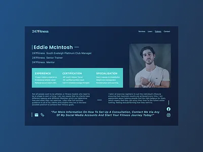 DailyUI :: 006 - User profile 006 100 day design challenge dailyui dailyui challenge dailyui::day006 day006 design ui ui design