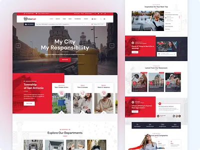 White Hall - Municipal and Government Web Design 3d animation branding campaign candidate democrat election government graphic design motion graphics political political campaign political candidate political donation political event political html template political party politician politics republican