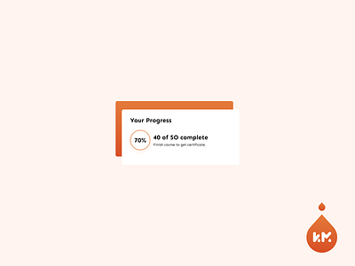 Progress Card UI Design bar controls dashboard design progress progressbar progressui ui uidesign uielements