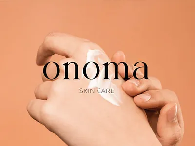 ONOMA Skincare Brand branding design graphic design illustration logo typography vector