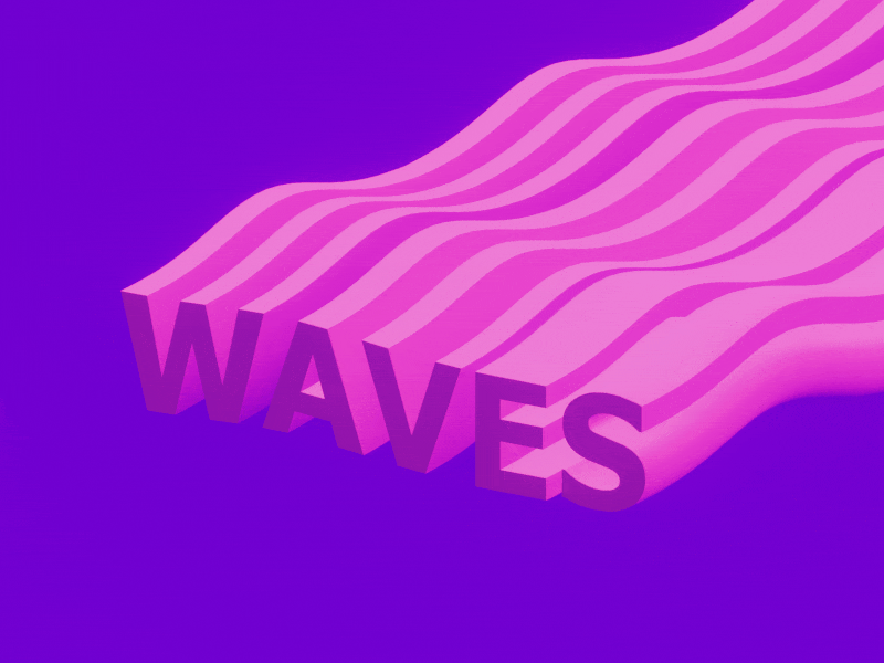 Tutorial: Looping Wavy Text Animation / Blender 3.3 + Source 3d 3d animation 3d artist 3d illustration 3d render 3d text 3d tutorial animation blender blender 3d gif pink render text animation tutorial wave waves wavy