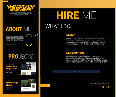 Portfolio(V2) animation figma design landing page modern design motion graphics portfolio portfolio website ui ui design uiux design ux design web design web design portfolio webflow website