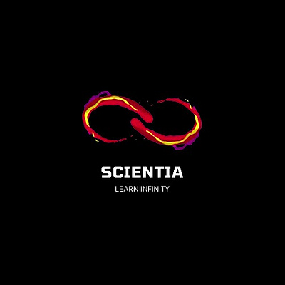 SCIENTIA-A YouTube channel logo animation design graphic design logo