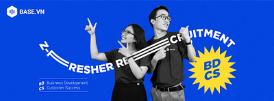 Recruitment Events black and white blue hr recruitment talent typography university vien nguyen vien nguyen design youth