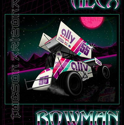ABR 2022 design illustration nascar