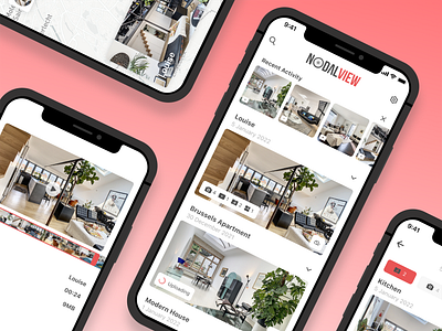 Real Estate App app design features graphic design ui ux