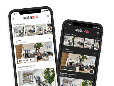 Light and Dark Interface Design app dark design features graphic design light ui ux
