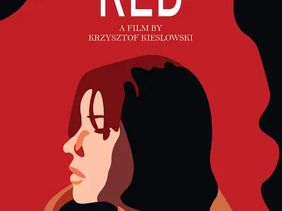 Red - Krzysztof Kieślowski design illustration movie