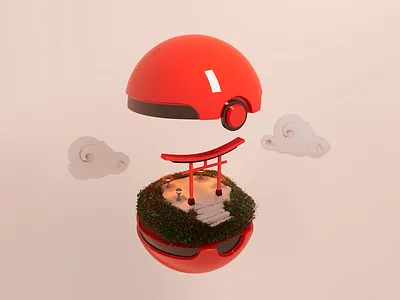 Pokemon Cherish Ball 3D 3d