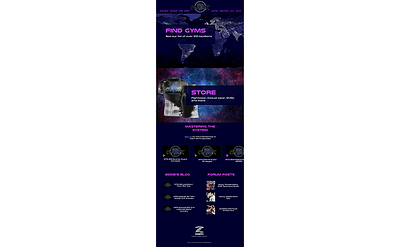 Theoretical 10th Planet Jiu Jitsu Website UI Redesign bjj design graphic design gym jiujitsu landing page mma ui web design