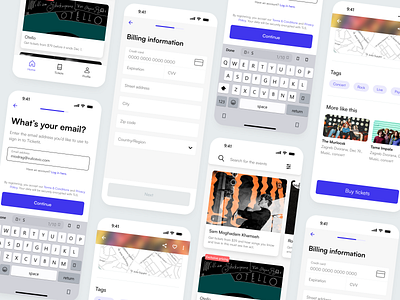 Event Ticketing App - Ticketit - Part 2 application event mobile app ticketing ui user experience user interface ux