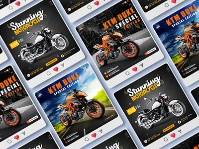 Bike Instagram Banner | Social Media Banner | Facebook Ads ads banner design bike ad bike banner bike post discount post facebook ads facebook cover facebook post graphic design instagram banner instagram post motorcycle motorcycle post poster print social media ads social media design social media post sports bike