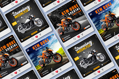 Bike Instagram Banner | Social Media Banner | Facebook Ads ads banner design bike ad bike banner bike post discount post facebook ads facebook cover facebook post graphic design instagram banner instagram post motorcycle motorcycle post poster print social media ads social media design social media post sports bike