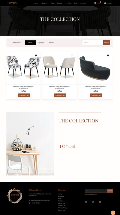 Product Page - Interior Design Company figma