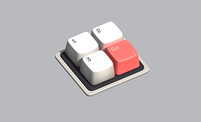 Tiny Keyboard in 3D